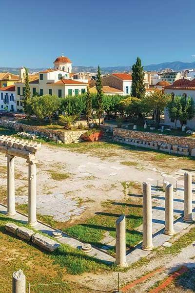 Antike Agora von Athen